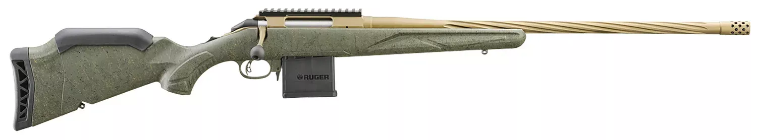 Ruger American II Predator 204 Ruger Rifle 22″ Green Splatter 46938