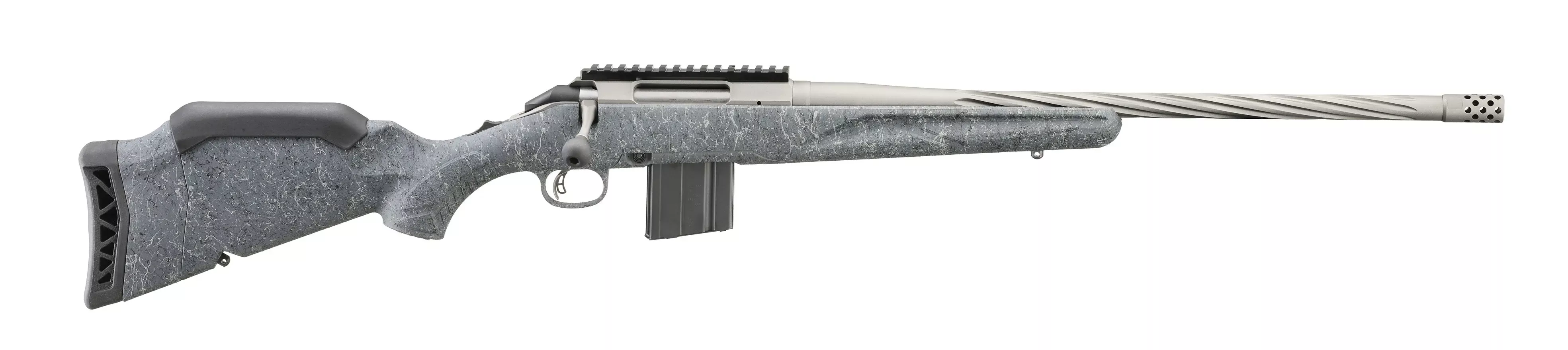 Ruger American Rifle Gen II .22ARC 10+1 20" Threaded Barrel Steel Receiver Picatinny Rail Muzzle Brake Adj Synthetic Stock 46918