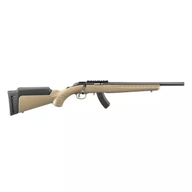 Ruger American Rimfire 17 HMR FDE 16" Threaded Barrel 15 Round