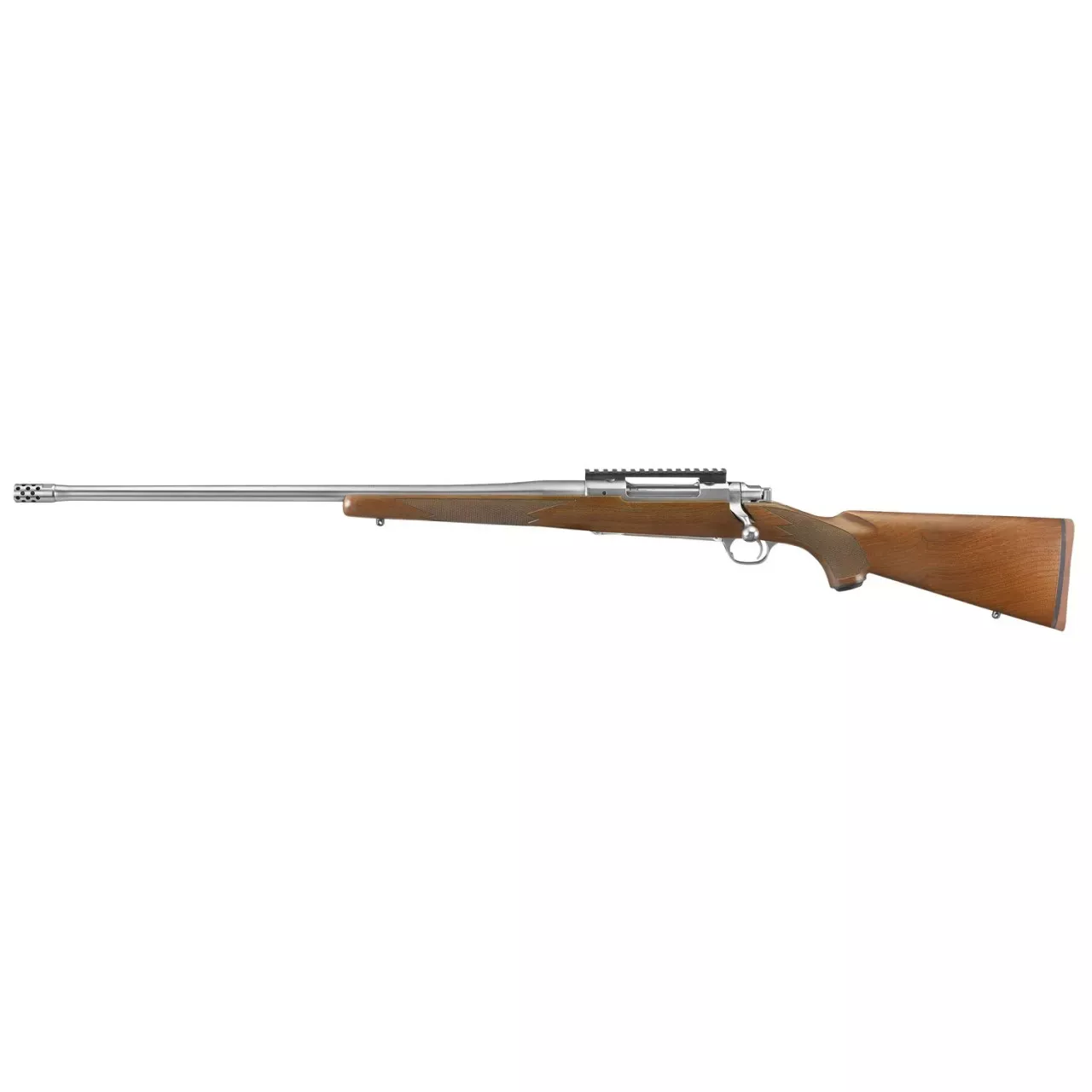Ruger Hawkeye Hunter 300 Win Mag Rifle 24" LH Walnut 57121