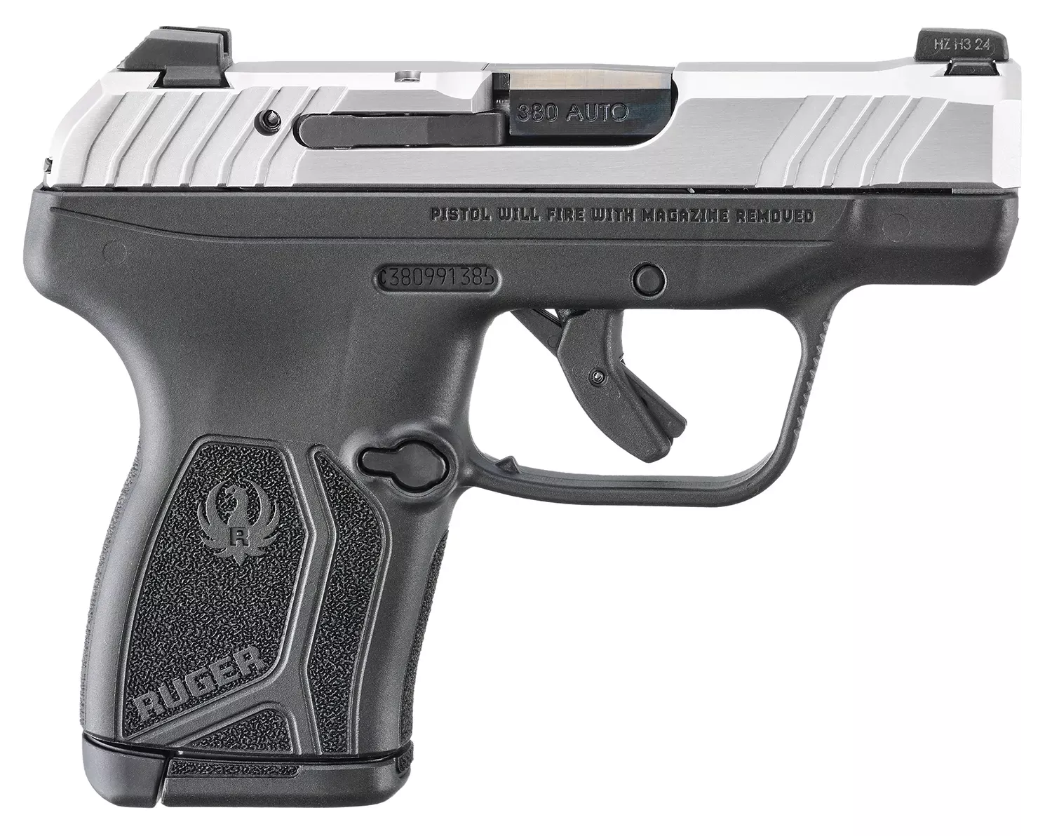 Ruger LCP Max 380 ACP Pistol 2.80″ Black/Stainless 13749