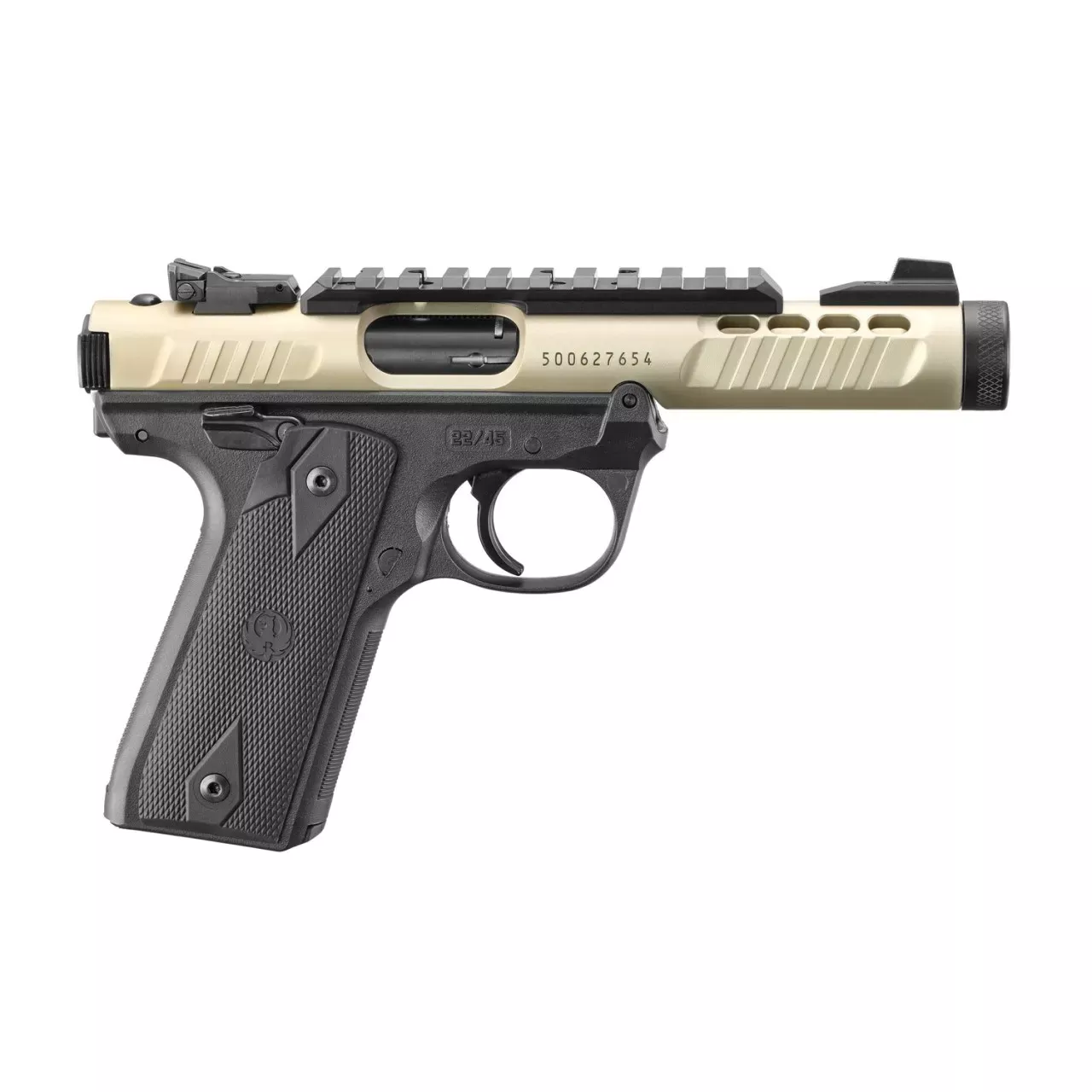 Ruger Mark IV 22/45 Lite 22 LR Rimfire Pistol 4.40" Champagne Anodized 43955