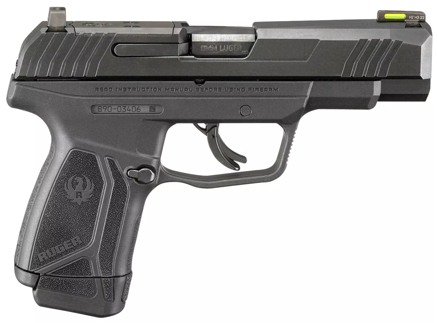 Ruger Max-9 9MM Pistol 4" Black OR 3507