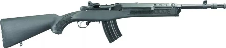 Ruger Mini Thirty Semi-Auto Rifle 7.62X39 20+1 16.10" Threaded Barrel A2 Flashhider Drilled/Tapped Rec Black Syn Stock 5854