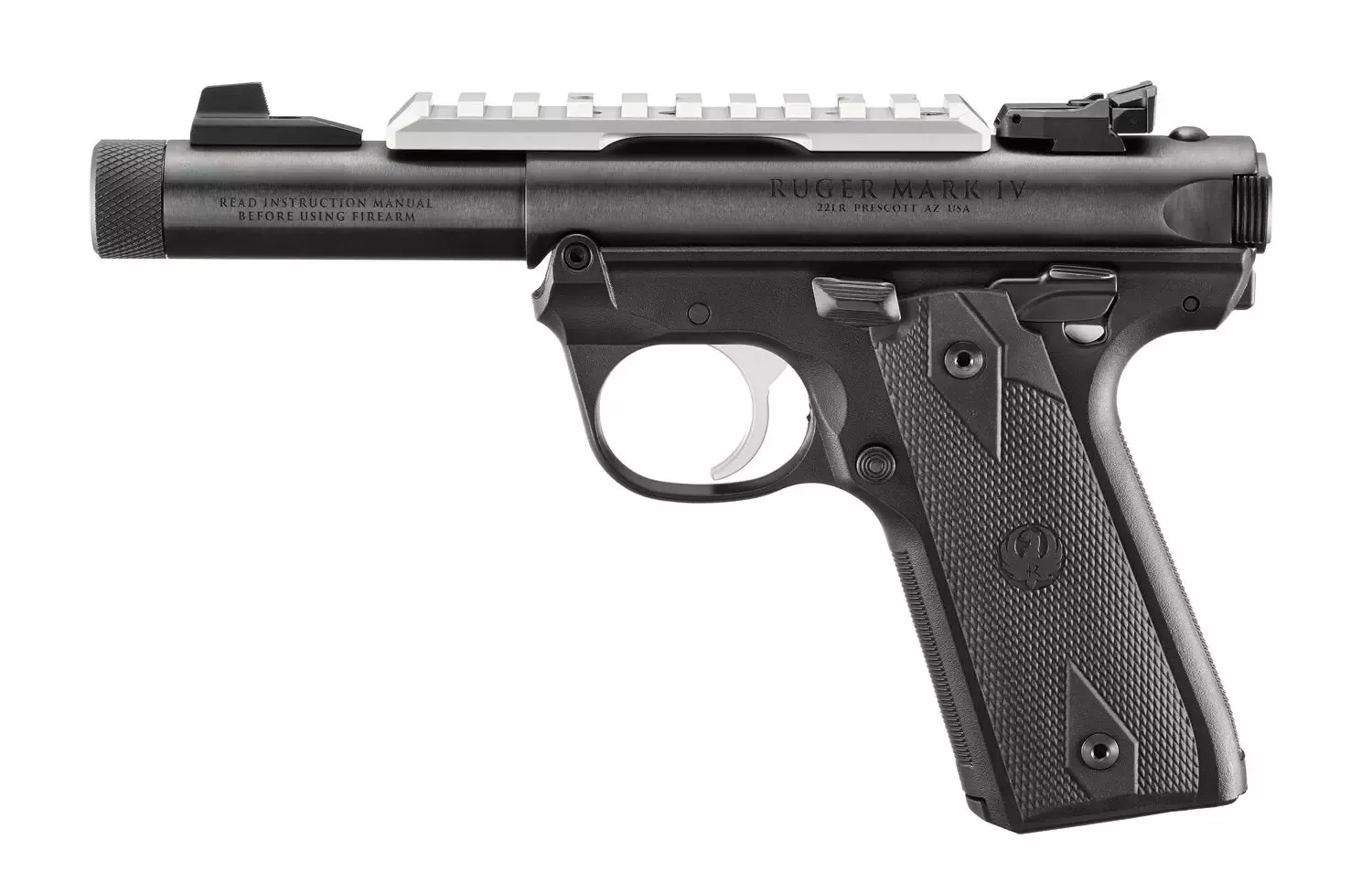 Ruger MK IV 22/45 Lite 22 LR Pistol 10 Rounds 4.4 Ported TB 43945