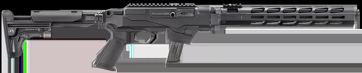 Ruger PC Carbine 9mm 17+1 16.12" Fluted Threaded Barrel Alum M-LOK Handguard Folding Adj Stock Glock Mag Compatible Black 19140