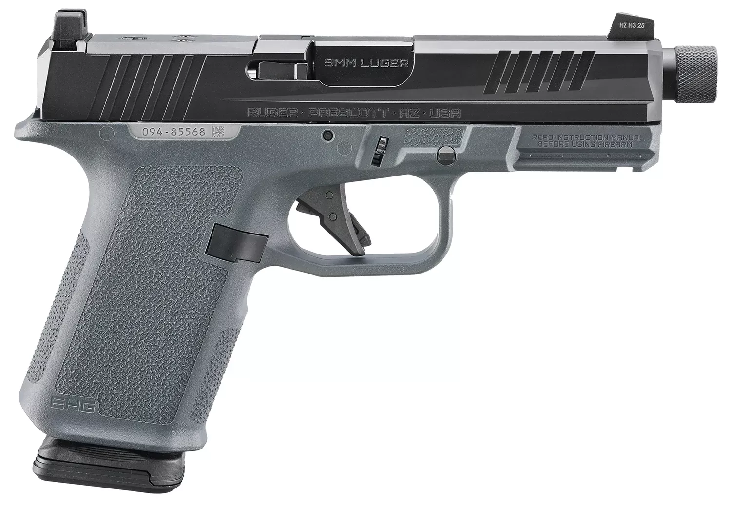 Ruger RXM 9mm Luger 4" FNC Nitride/Gray Pistol 19412