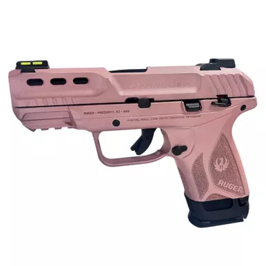 Ruger Security 380Acp Rose Gold Pstl 3.42" Bbl 15+1Rd Blk F.O. Front Sight