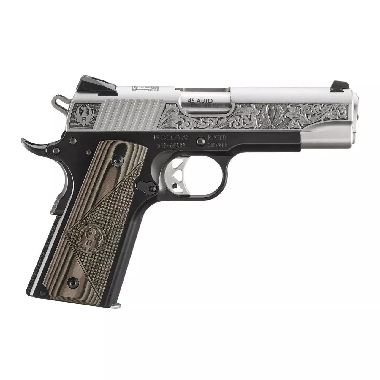 Ruger SR1911 Commander-Style 45 Auto Pistol 4.25" 16703