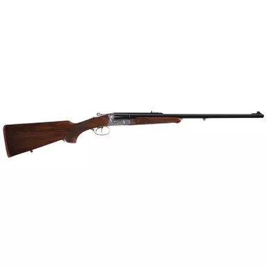 Sabatti SBCLB5E470EDL Big Five Classic EDL 470 Nitro Express Caliber with 2rd Capacity, 24" Blued Barrel, Silver Engraved Metal Finish & Oiled Walnut Stock Right Hand (Full Size)