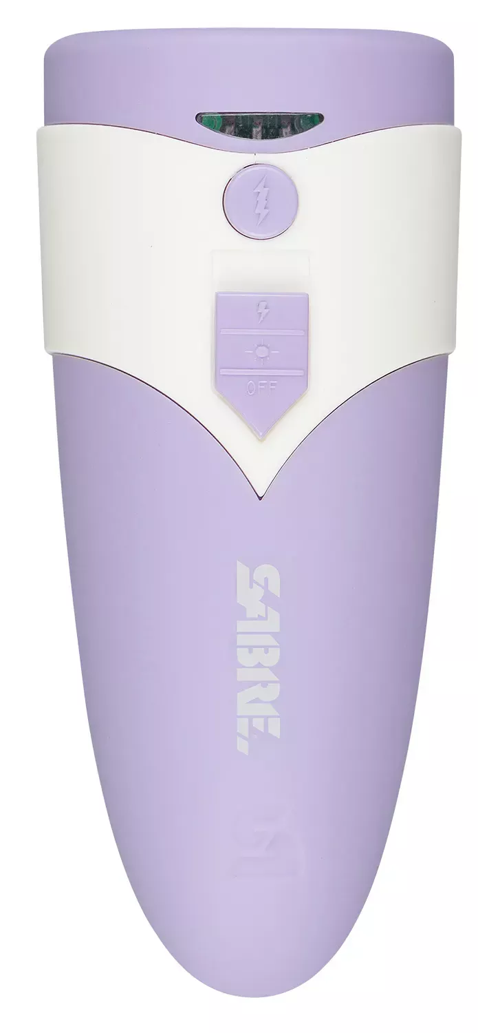 Sabre Alessia Mini Stun Gun with Personal Alarm & LED Light Purple S-1015-LV