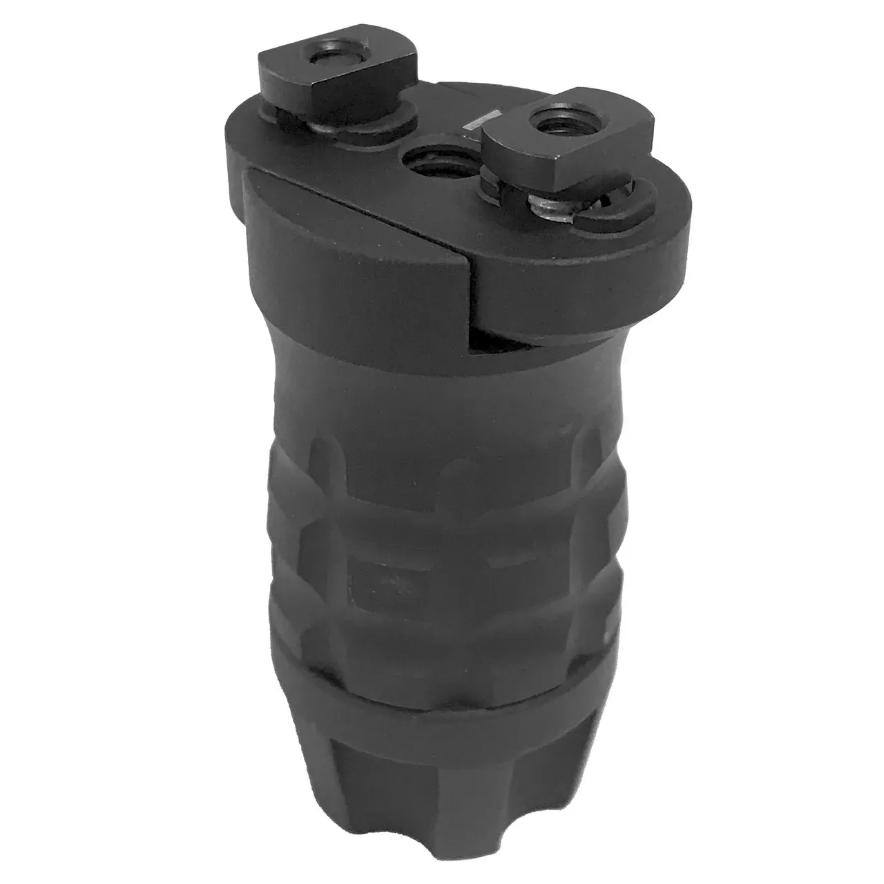 Samson Vertical Grip Short Grenade Anodized Aluminum Black 040510201