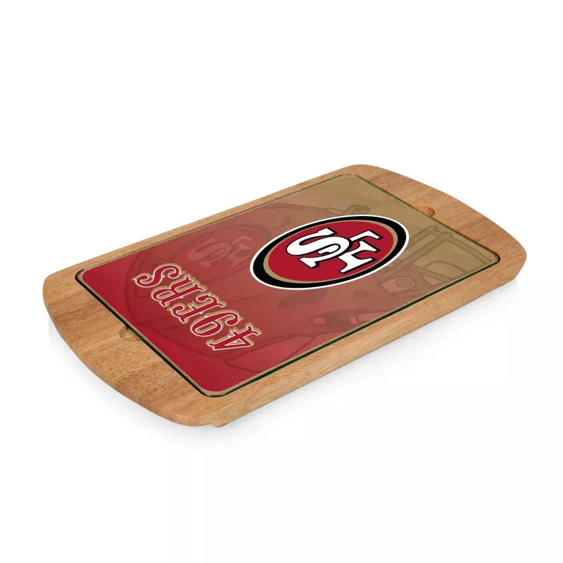 San Francisco 49ers – Billboard Glass Top Serving Tray