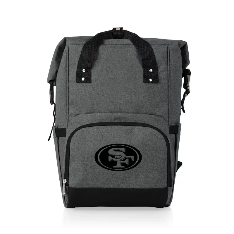 San Francisco 49ers – On The Go Roll-Top Backpack Cooler