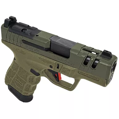 SAR USA SAR9SCG2OD SAR9 SC Gen2 Sub-Compact Frame 9mm Luger 15+1 3.30" Black Steel Barrel, OD Green Cerakote Steel Optic Ready/Ported/Serrated Slide, OD Green Polymer Frame, OD Green Polymer Grip