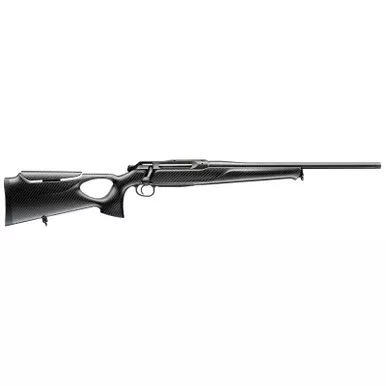 Sauer 80117118 505 Synchro XTC Full Size 308 Win 3+1 22" Matte Blued Threaded Barrel, Matte Blued Saddle Mount Steel Receiver, Black Thumbhole w/Adj Comb Carbon Fiber Stock