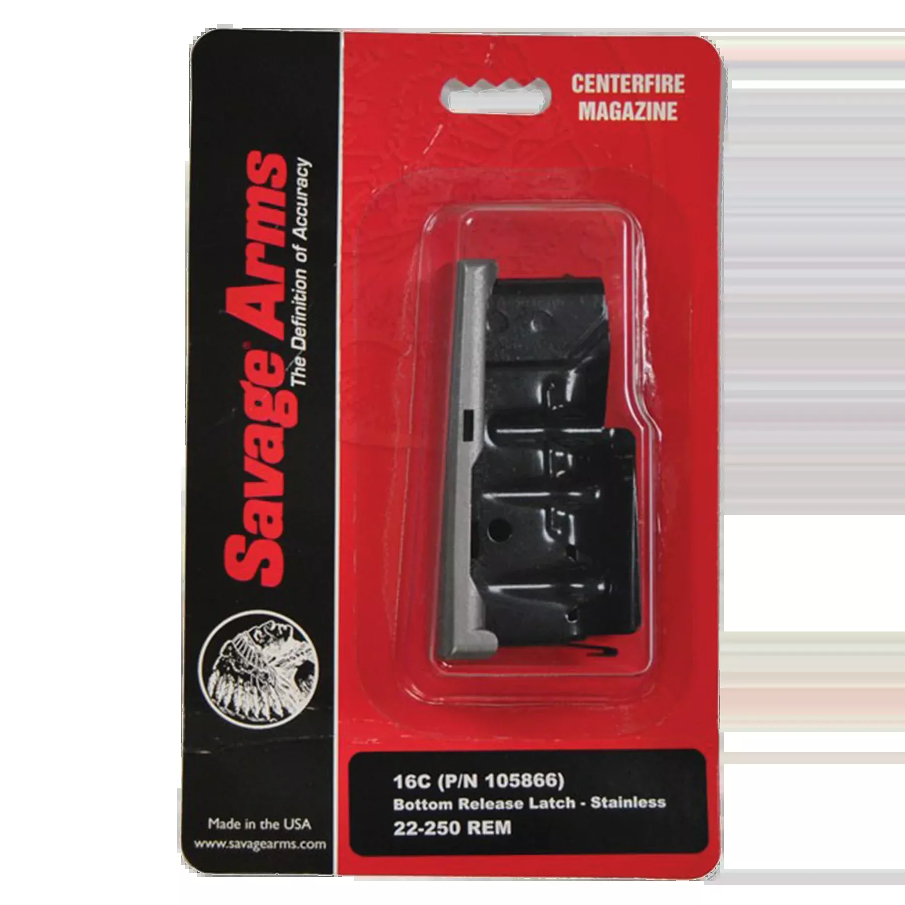 Savage 110, Sav 55108 Mag 12/14/16c/110 22250 Ss 4rd