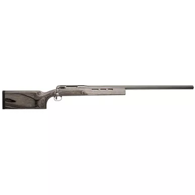 Savage Arms 18533 12 F Class Full Size 6mm BR 1rd 30" Stainless Heavy Barrel, Matte Stainless Steel Receiver Drilled & Tapped, Satin Gray Fixed Laminate Stock, Right Hand