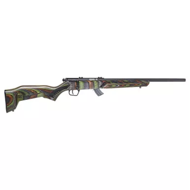 Savage Arms 26743 Mark II Minimalist 21 Sharp 10+1 18" Matte Black Threaded Barrel & Drilled & Tapped Carbon Steel Receiver, Boyd's Minimalist Satin OD Green Laminate Stock, Right Hand