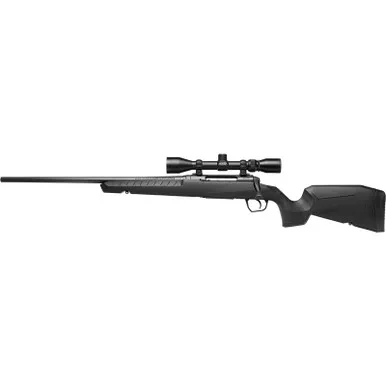 Savage Arms 32017 Axis XP Combo 308 Win 4+1 22" Matte Black Button Rifled Barrel, Matte Black Drilled & Tapped Carbon Steel Receiver, Fixed Sporter Black Synthetic Stock, Weaver 3-9x40mm, Left Hand