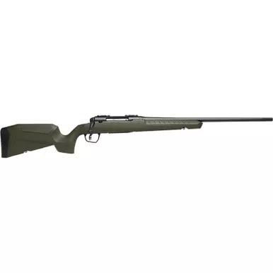 Savage Arms 32039 Axis 2 243 Win 4+1 22" Matte Black Sporter Barrel, Matte Black Drilled & Tapped Steel Receiver, Fixed Green Synthetic Stock, Right Hand