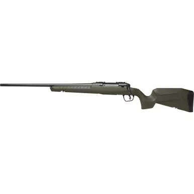 Savage Arms 32073 Axis 2 243 Win 4+1 22" Matte Black Sporter Barrel, Matte Black Drilled & Tapped Steel Receiver, Fixed Green Synthetic Stock, Left Hand