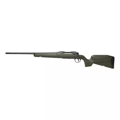 Savage Arms 32080 Axis 2 270 Win 4+1 22" Matte Black Sporter Barrel, Matte Black Drilled & Tapped Steel Receiver, Fixed Green Synthetic Stock, Left Hand