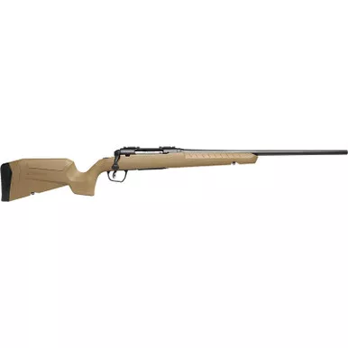 Savage Arms 32113 Axis 2 Compact 243 Win 4+1 20" Matte Black Heavy Sporter Barrel, Matte Black Drilled & Tapped Carbon Steel Receiver, Fixed Flat Dark Earth Synthetic Stock Right Hand
