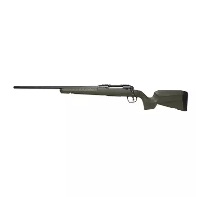 Savage Arms 32132 Axis 2 Compact 350 Legend 4+1 18" Matte Black Heavy Sporter Barrel, Matte Black Drilled & Tapped Carbon Steel Receiver, Fixed OD Green Synthetic Stock, Left Hand