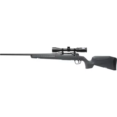 Savage Arms 32206 Axis 2 XP Combo Full Size 243 Win 4+1 22" Black Sporter Barrel, Black Carbon Steel Receiver Drilled & Tapped, Gray Fixed Synthetic Stock, Weaver 3-9x40mm Scope, Left Hand