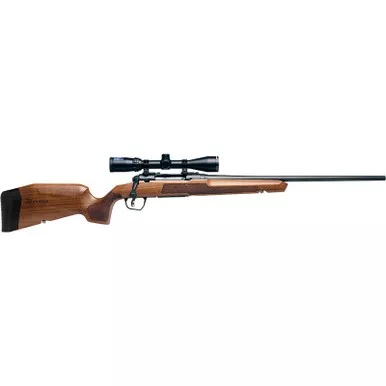 Savage Arms 32266 Axis 2 XP Combo 270 Win 4+1 22" Matte Black Sporter Barrel & Drilled & Tapped Carbon Steel Receiver, Ergonomic Hardwood Stock, Right Hand, Boresighted 3-9x40mm Scope