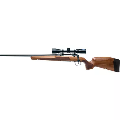 Savage Arms 32278 Axis 2 XP Combo 30-06 Springfield 4+1 22" Matte Black Sporter Barrel & Drilled & Tapped Carbon Steel Receiver, Ergonomic Hardwood Stock, Left Hand, Weaver 3-9x40mm Scope