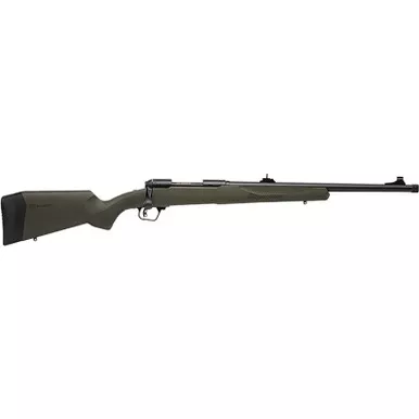 Savage Arms 57018 110 Hog Hunter Full Size 223 Rem 4+1 20" Matte Black Threaded Barrel, Carbon Steel Drilled & Tapped Receiver, AccuFit w/Adj Comb & LOP OD Green Synthetic Stock, Right Hand