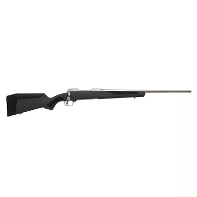 Savage Arms 57078 110 Storm Full Size 308 Win 4+1 22" Matte Stainless Button-Rifled Barrel, Matte Drilled & Tapped Stainless Steel Receiver, AccuStock Matte Gray Synthetic Stock, Right Hand