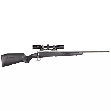 Savage Arms 57344 110 Apex Storm XP 6.5 Creedmoor 4+1 24", Matte Stainless Metal, Synthetic Stock, Vortex Crossfire II 3-9x40mm Scope