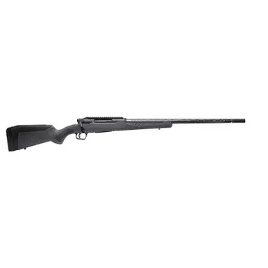 Savage Arms 57894 Impulse Mountain Hunter 308 Win 4+1 22" Carbon Fiber Threaded Barrel, Black Aluminum Receiver w/Picatinny Rail, Gray AccuStock Synthetic Stock, Ambidextrous
