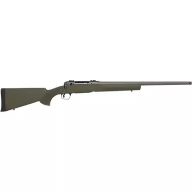 Savage Arms 58033 110 Trail Hunter 7mm-08 Rem 4+1 22" Threaded/Medium Heavy Profile, Tungsten Gray Cerakote Barrel/Rec, OD Green Hogue Overmold Stock, Adj. AccuTrigger, Weaver Base