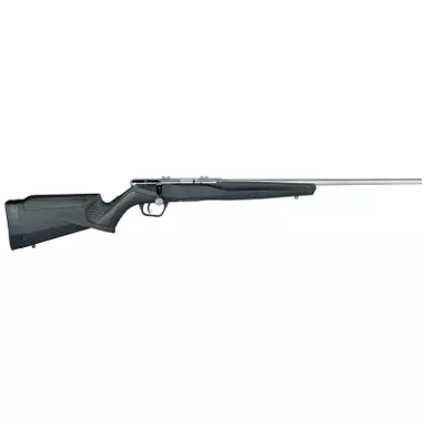 Savage Arms 70502 B Series FVSS Full Size 22 WMR 10+1 21" Matte Button Rifled Barrel, Matte Drilled & Tapped Stainless Steel Receiver, Matte Black Fixed Synthetic Stock, Right Hand