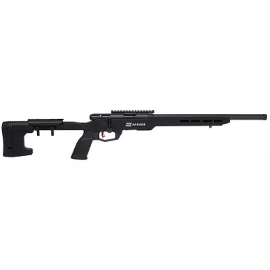 Savage Arms 70548 B22 Precision Bolt Action 22 WMR Caliber with 10+1 Capacity, 18" Barrel, Matte Black Metal Finish & Adjustable MDT ACC Aluminum Chassis Matte Black Stock Right Hand (Full Size)