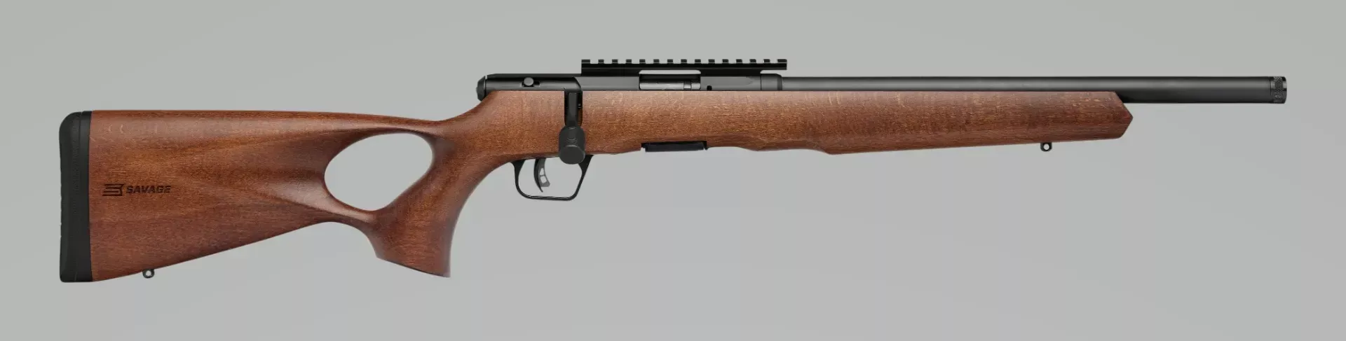Savage B Series Timber 22LR Rifle Bolt Action18" Threaded Bbl 70217