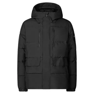 SAVE THE DUCK Men's Alter Black Parka (P30811M-LEAF21-S-10000)