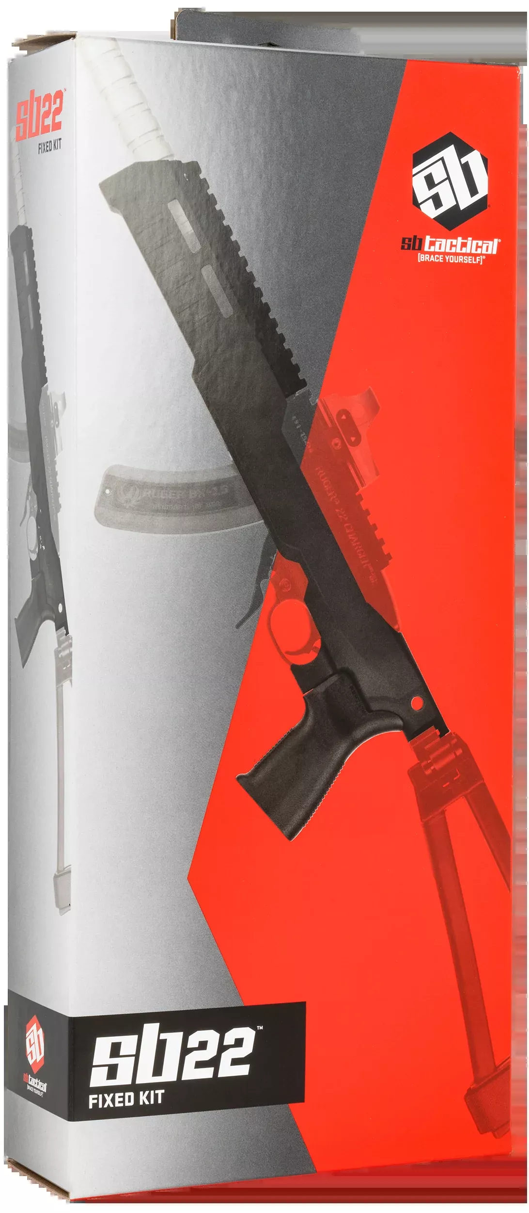 Sb Tactical Chassis, Sbtact 22f-01-sb 22 Fixed Chassis Blk