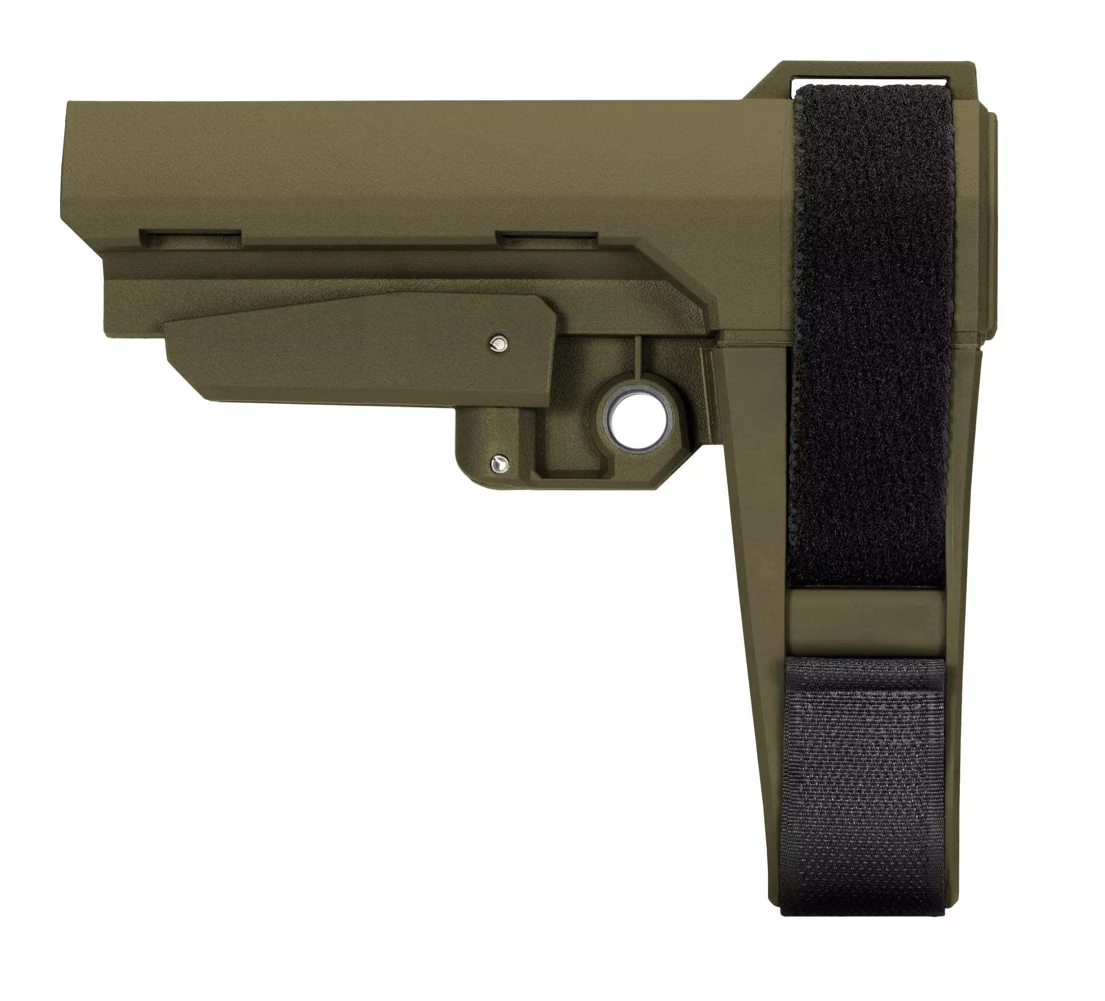 SB Tactical SBA3X Firearm Brace AR Platform 5-Position Adjustable OD Green SBA3X04SB