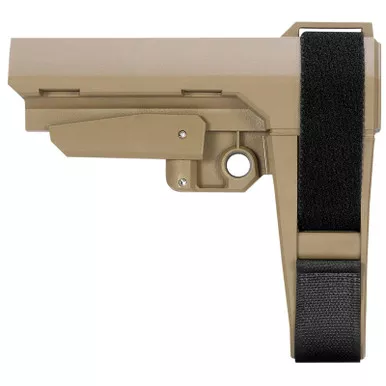 SB Tactical SBA3X02SB SBA3 X Flat Dark Earth Adjustable Synthetic AR-Platform