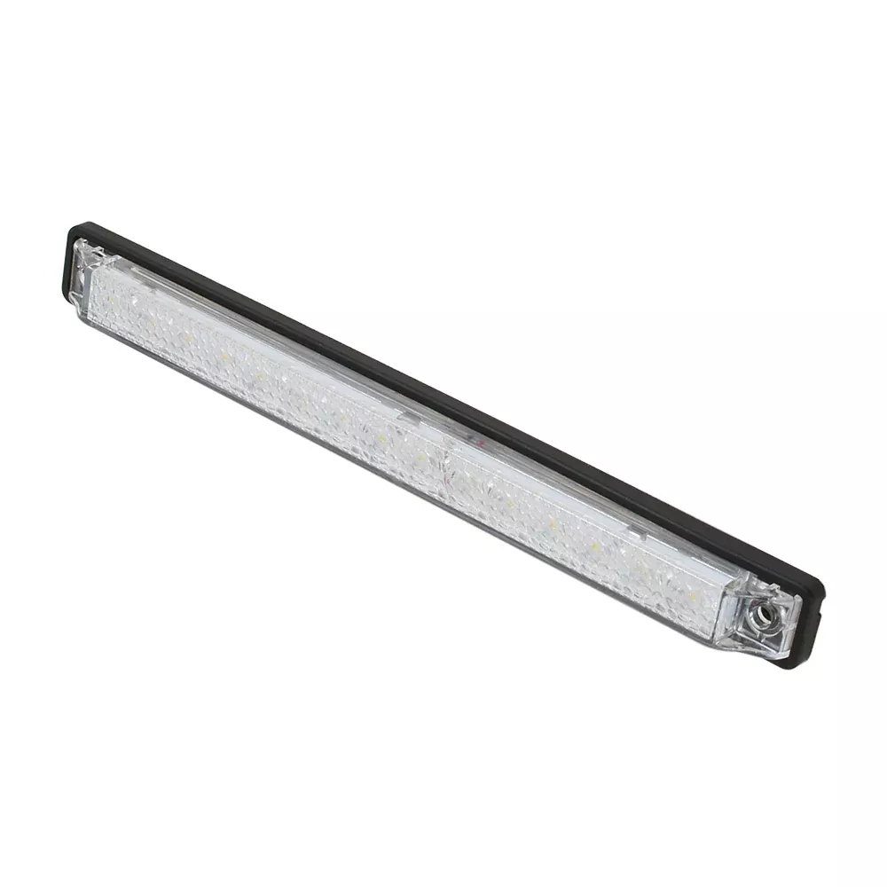 Scandvik 8″ LED Light Strip – White w/Gasket – 12V
