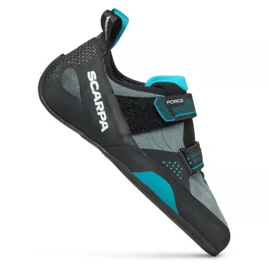 SCARPA Mens Force Conifer/Azure Climbing Shoes (70049/001-ConAzr)