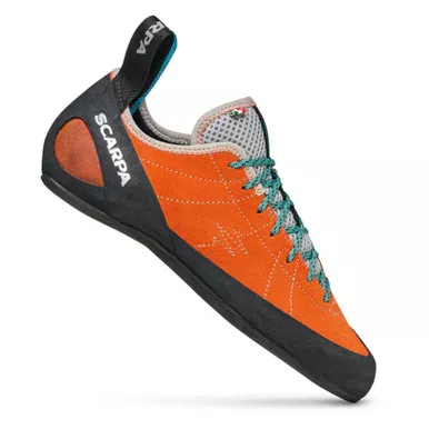 SCARPA Womens Helix Mandarin Red Climbing Shoes (70005/002-Mred)
