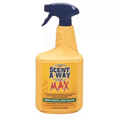 Scent-A-Way HS-SAW-07747 Max Spray, Fresh Earth, 32 Ounce, Yellow