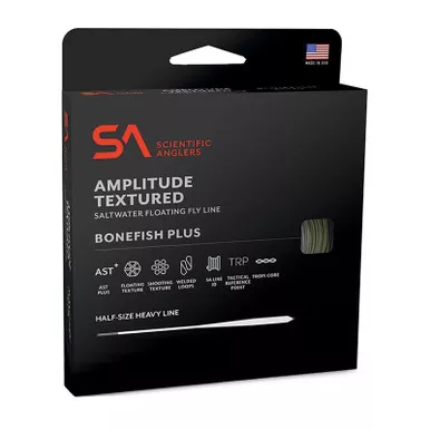 SCIENTIFIC ANGLERS Amplitude Black/Surf/Ivory Textured Bonefish Plus Taper Fly Line