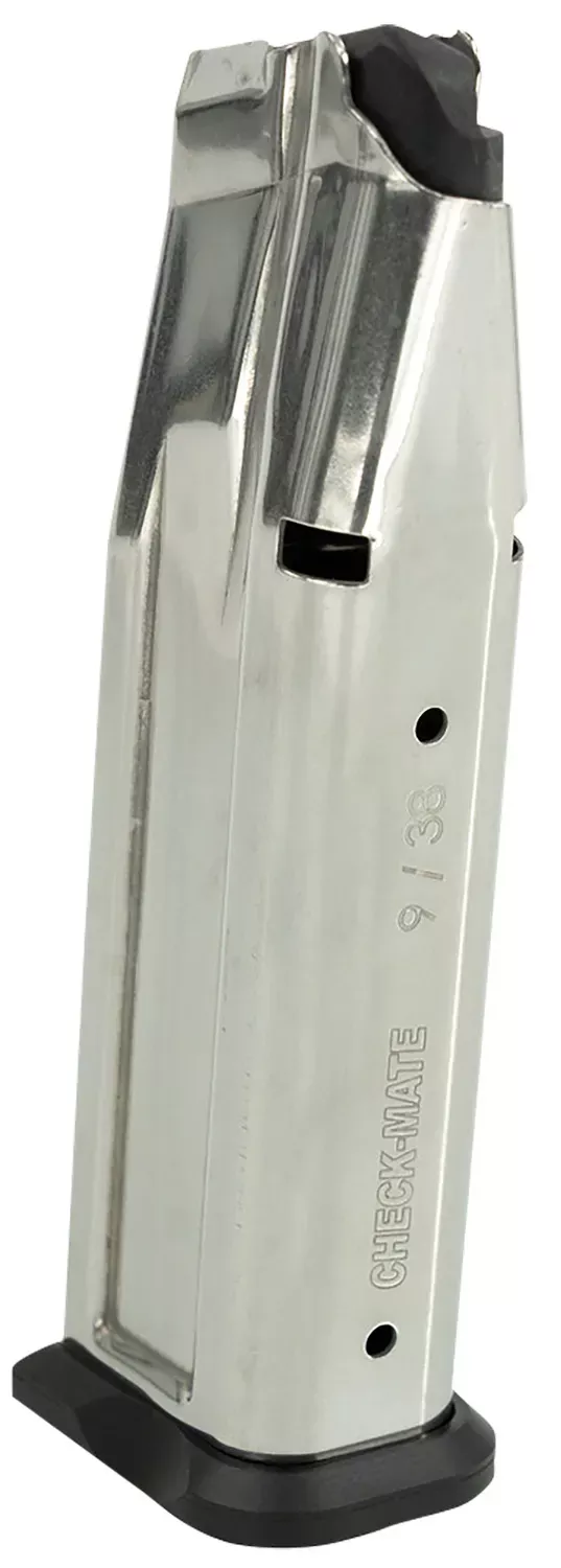 SDS Imports Checkmate 1911 Double Stack 9mm 17 Round Magazine Chrome 80001507